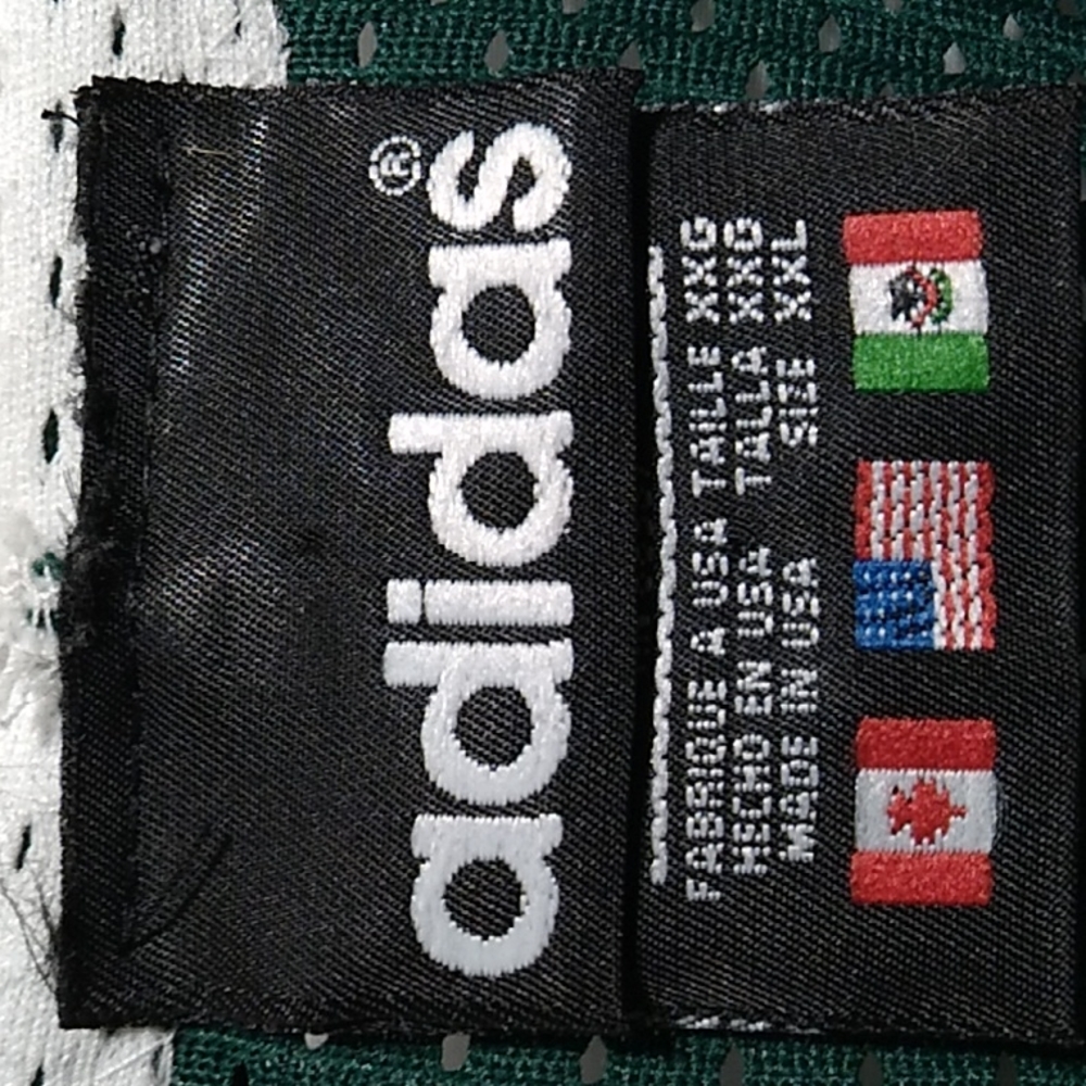 SALE! SOLD OUT 90s Adidas Hockey Jersey Vintage Sz.XXL USA Couple Spots RARE - Picture 3 of 8